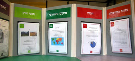 תמונה 5. מרכז למידה שנושאו 'ישראל'. כיתת סטודנטיות ממסלול בגיל הרך, 2004